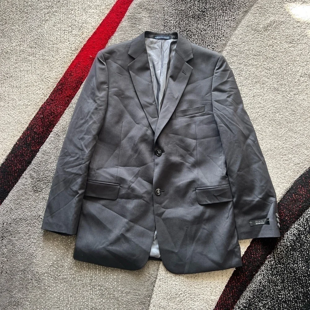 Saks Fifth Avenue Black Label Wool Modern Fit Sport Coat